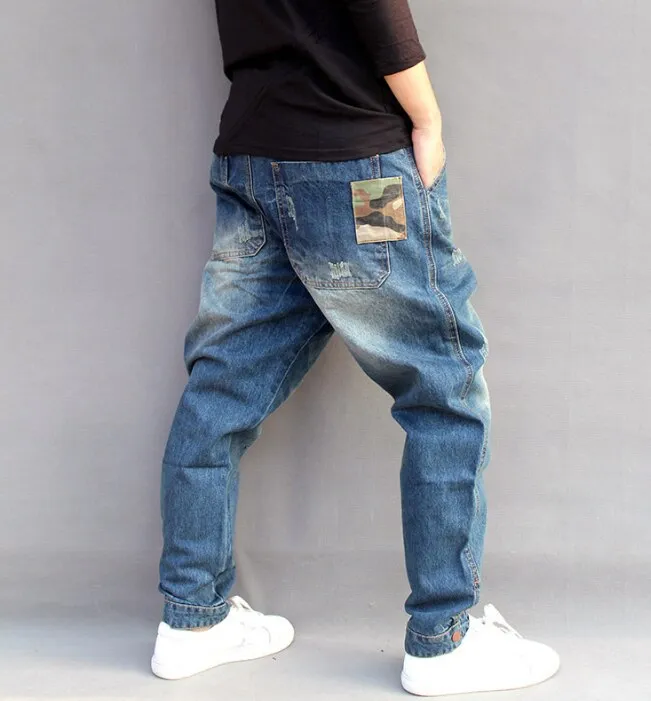 Hip Hop Loose Fit Denim Pants