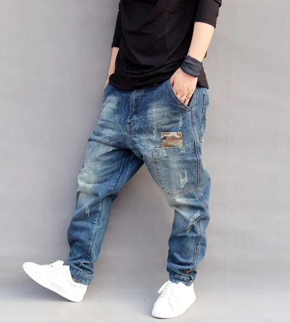 Hip Hop Loose Fit Denim Pants