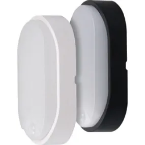 Integral LED Tough Shell Compact Oval Bulkhead IP65 10W 1000lm 3CCT PIR