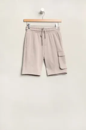 Junior Molleton Cargo Shorts