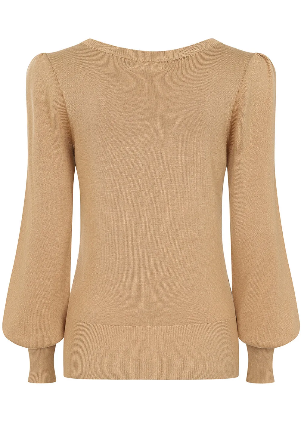 Biscuit Beige Banned Una Cable 40's Jumper