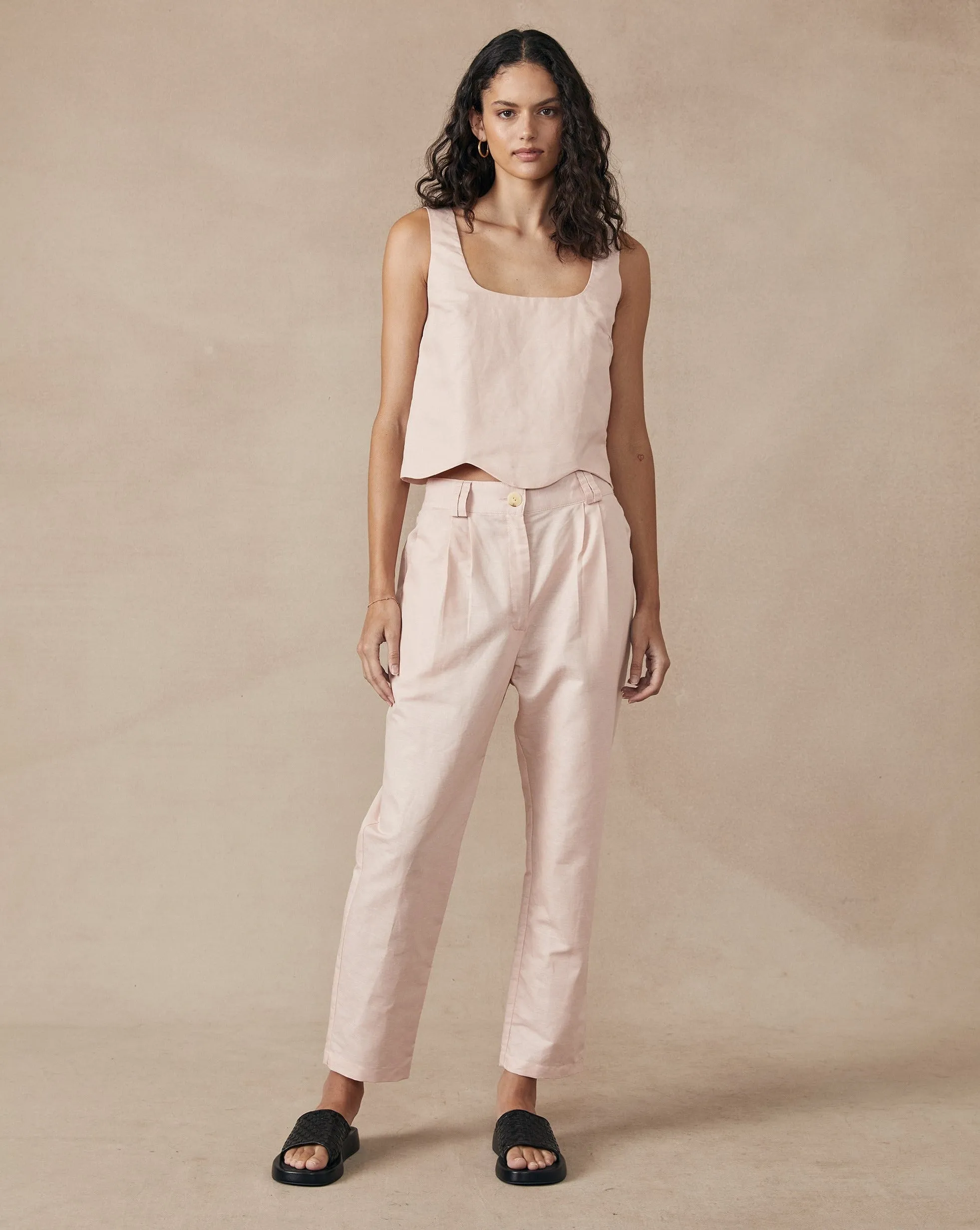 Leaf Cami Pink