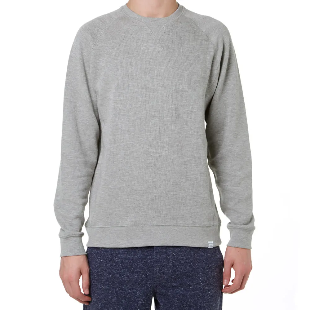 Norse Projects Light Grey Melange Wool Ketel Crew Knit Sweat