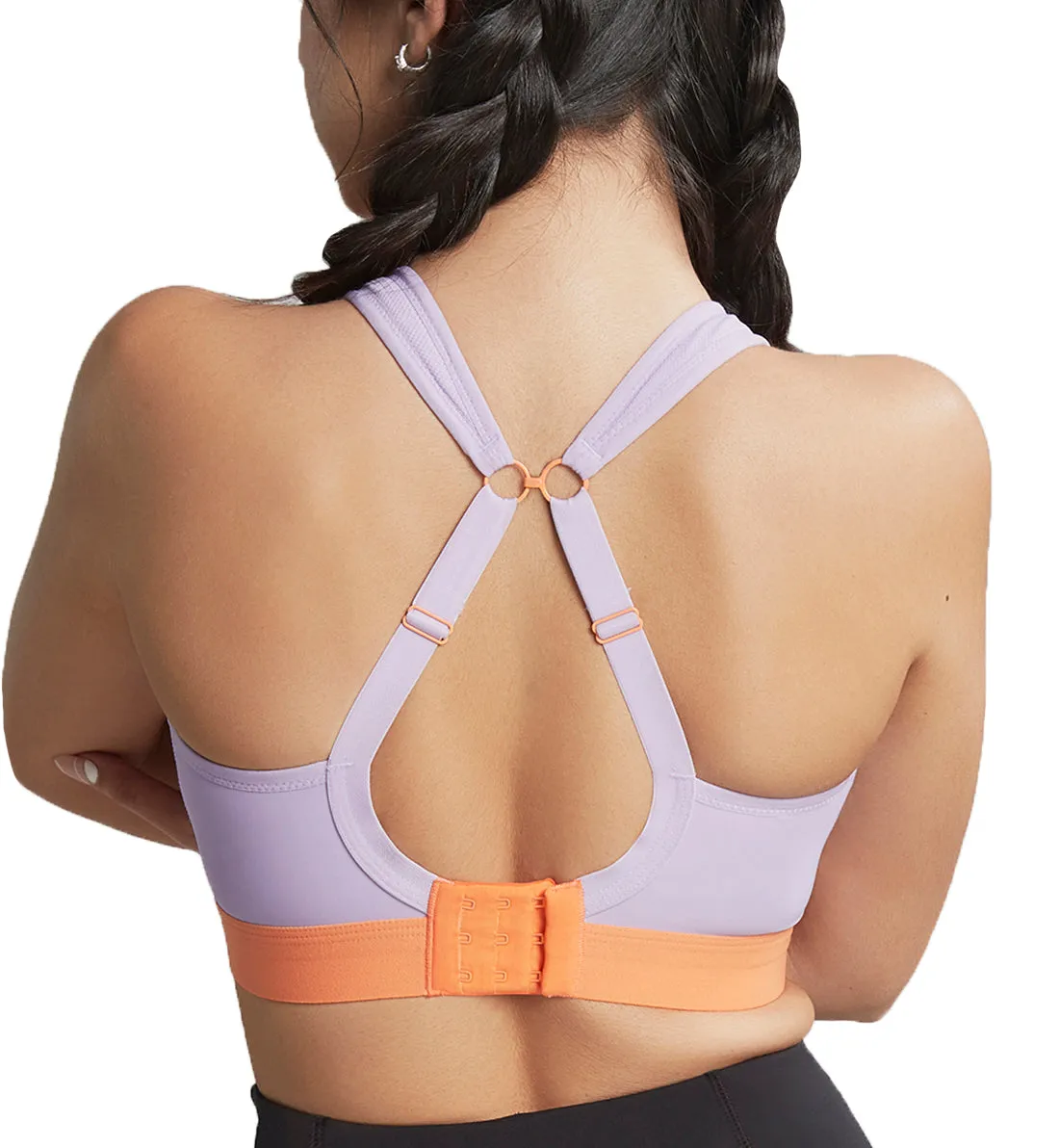 Panache Lilac Orange Racerback Sports Bra