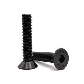 M10 x 25mm Socket Countersunk Screws (DIN 7991) - High Tensile Steel 10.9 Self Colour