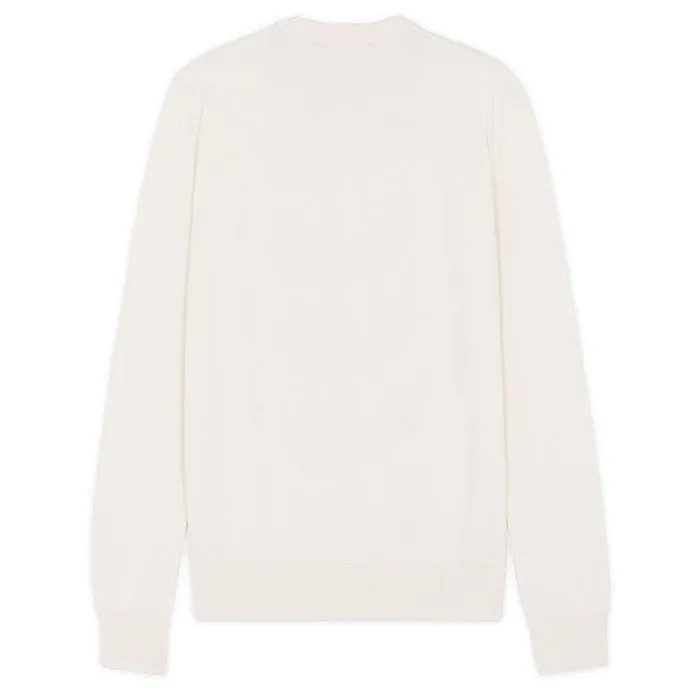 Unisex Wool Crew Neck Long Sleeves with V-neck & Crew Neck by MAISON KITSUNE