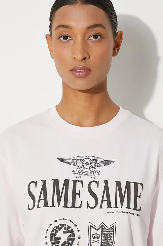 Marc Jacobs cotton t-shirt Classic T-Shirt pink color with a print 603JE01101F