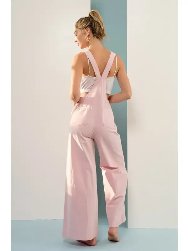 Mary Pink Overalls