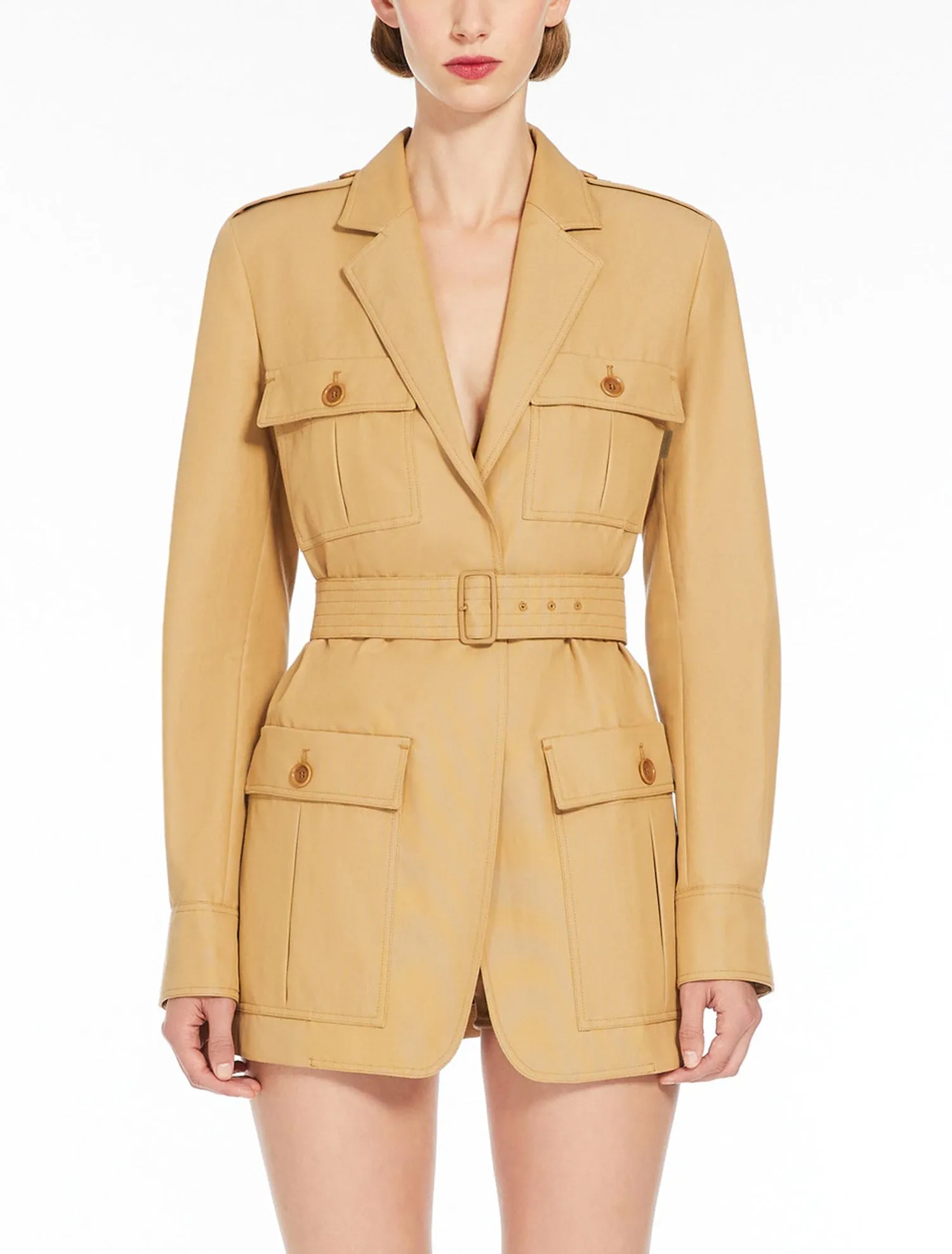 Max Mara    Max Mara Coats Leather Brown