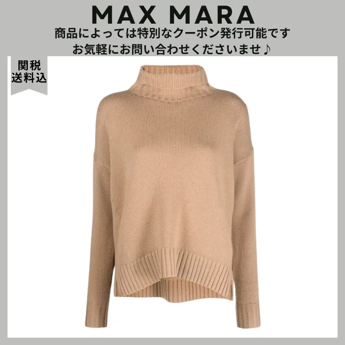 MaxMara V-neck and Crew Neck Tops