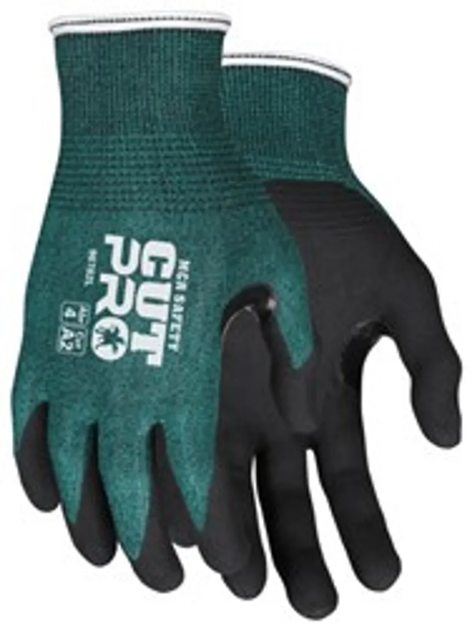 MCR Safety Cut Pro -18 Gauge Hypermax Shell-Cut, Abrasion, And Puncture Resistant-Nitrile Foam Coated Palm And Fingertips, XL, 9