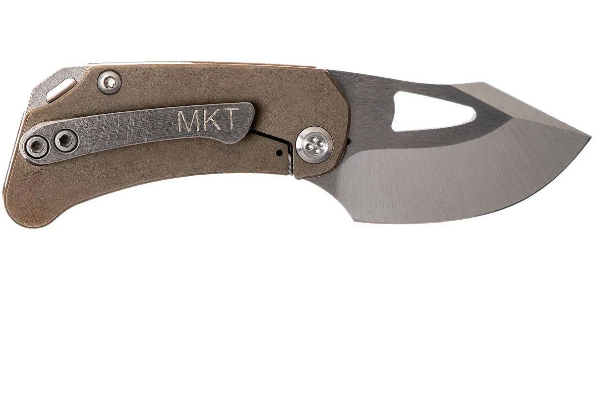 Medford Eris Bronze, Satin D2, pocket knife, Greg Medford design