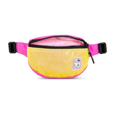 Neon Adjustable Straps Women's Fanny Pack with Medium Size