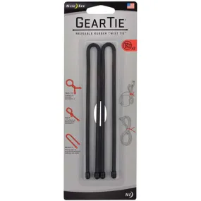 Niteize Gear Tie© Reusable Rubber Twist Tie 12