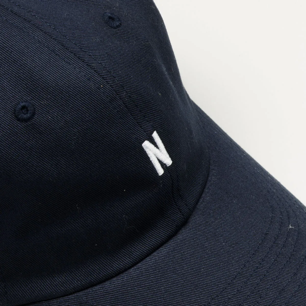 Dark Navy Twill Sports Cap by Norse Projects