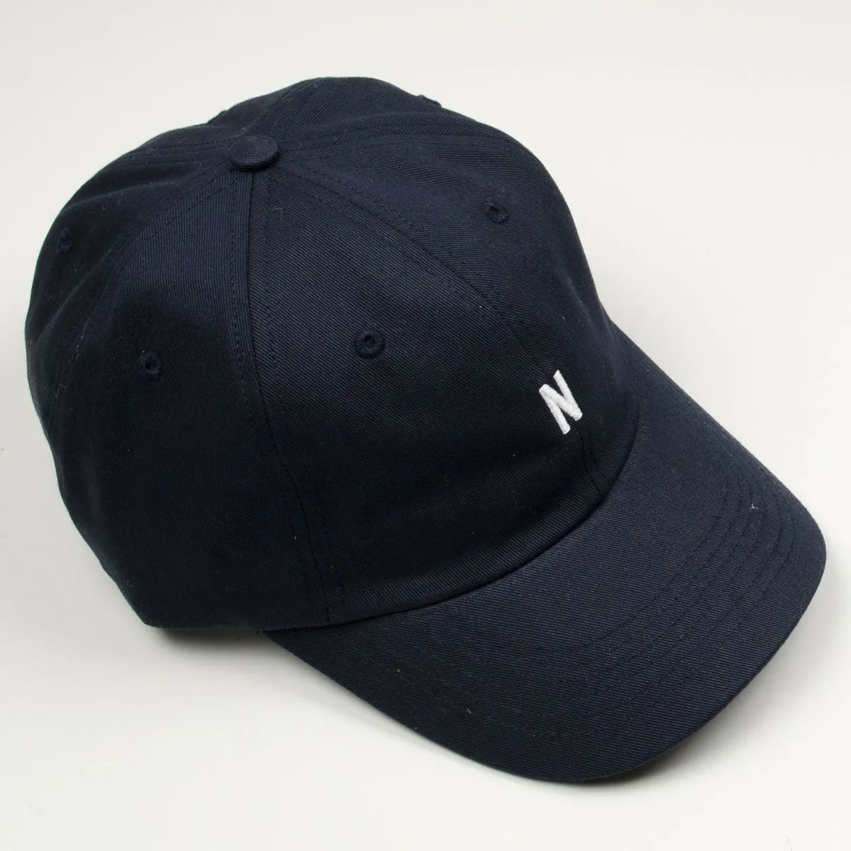 Dark Navy Twill Sports Cap by Norse Projects