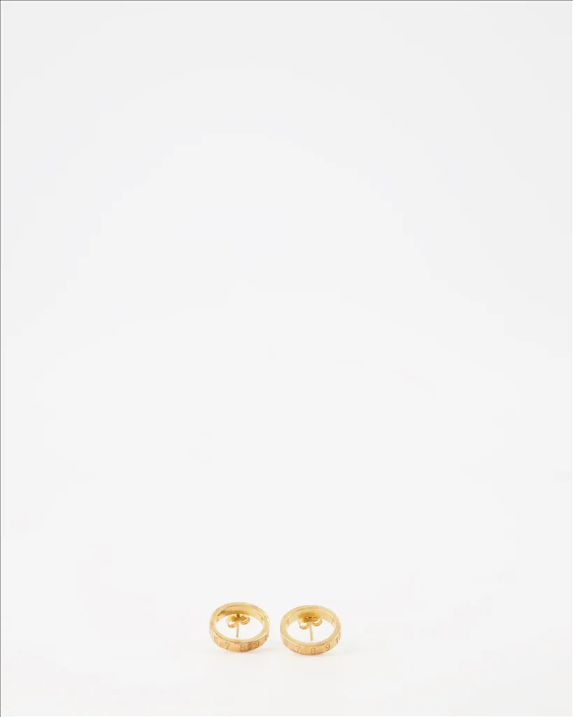 Numbered Earrings