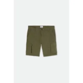 Olive green men's cargo shorts