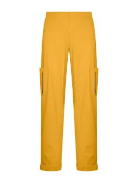 Wide Cargo Pants in Super Fresh Fabric - Golden Spice