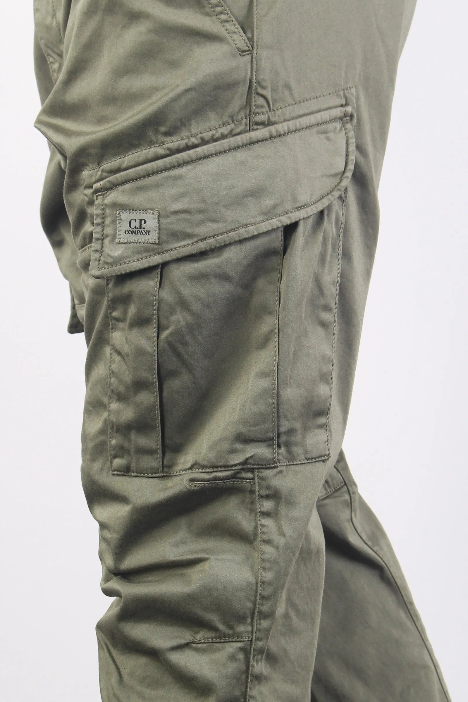 Cargo Pants with Logo in Agave Green