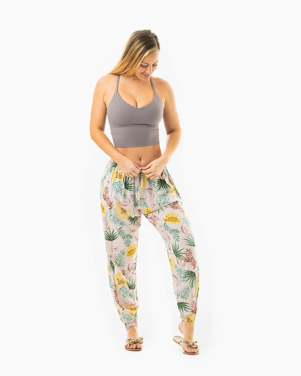 Patterned Miami Jogger Harem Pants