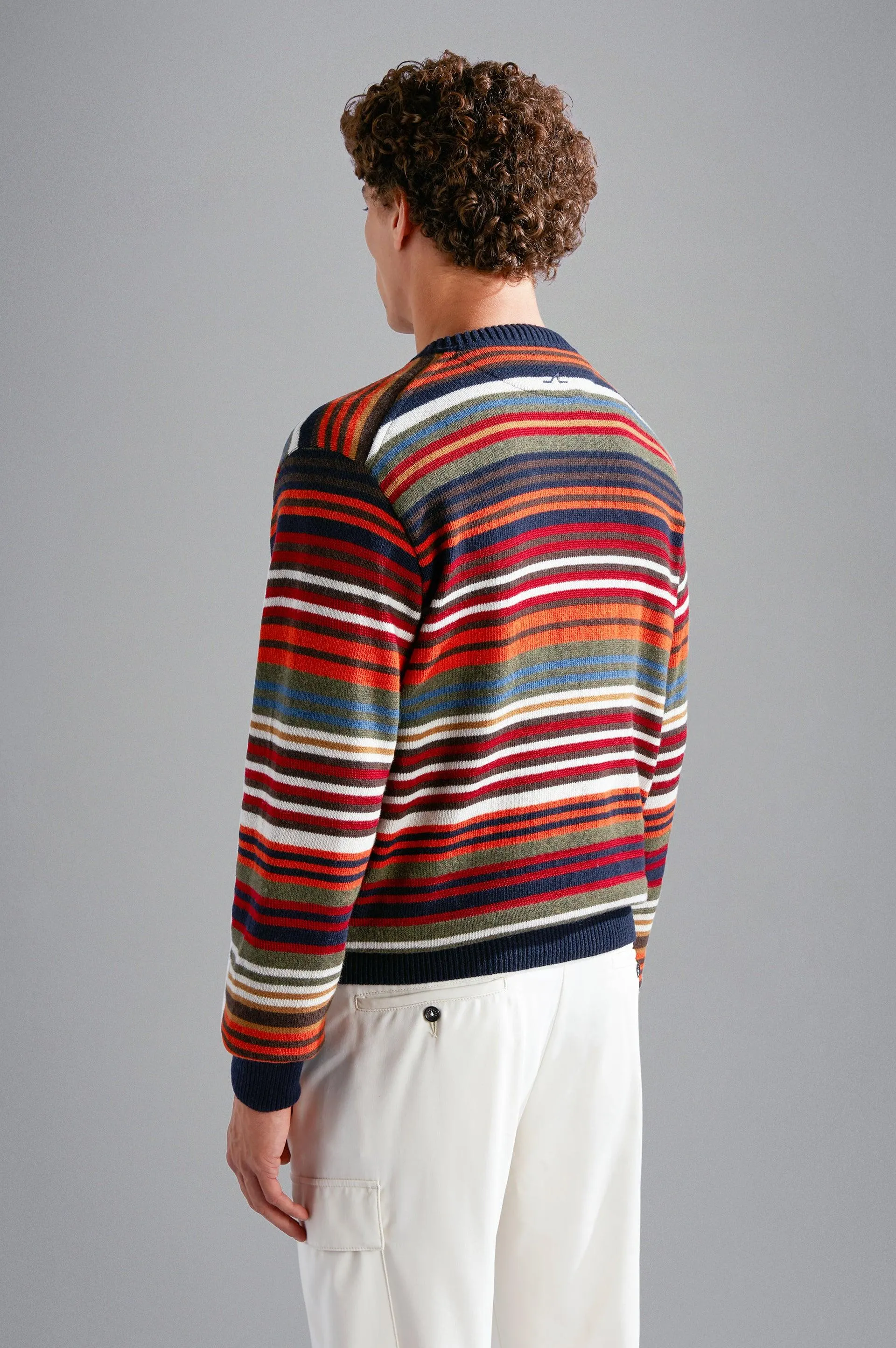 Paul & Shark Striped Wool Crewneck RE-WOOL