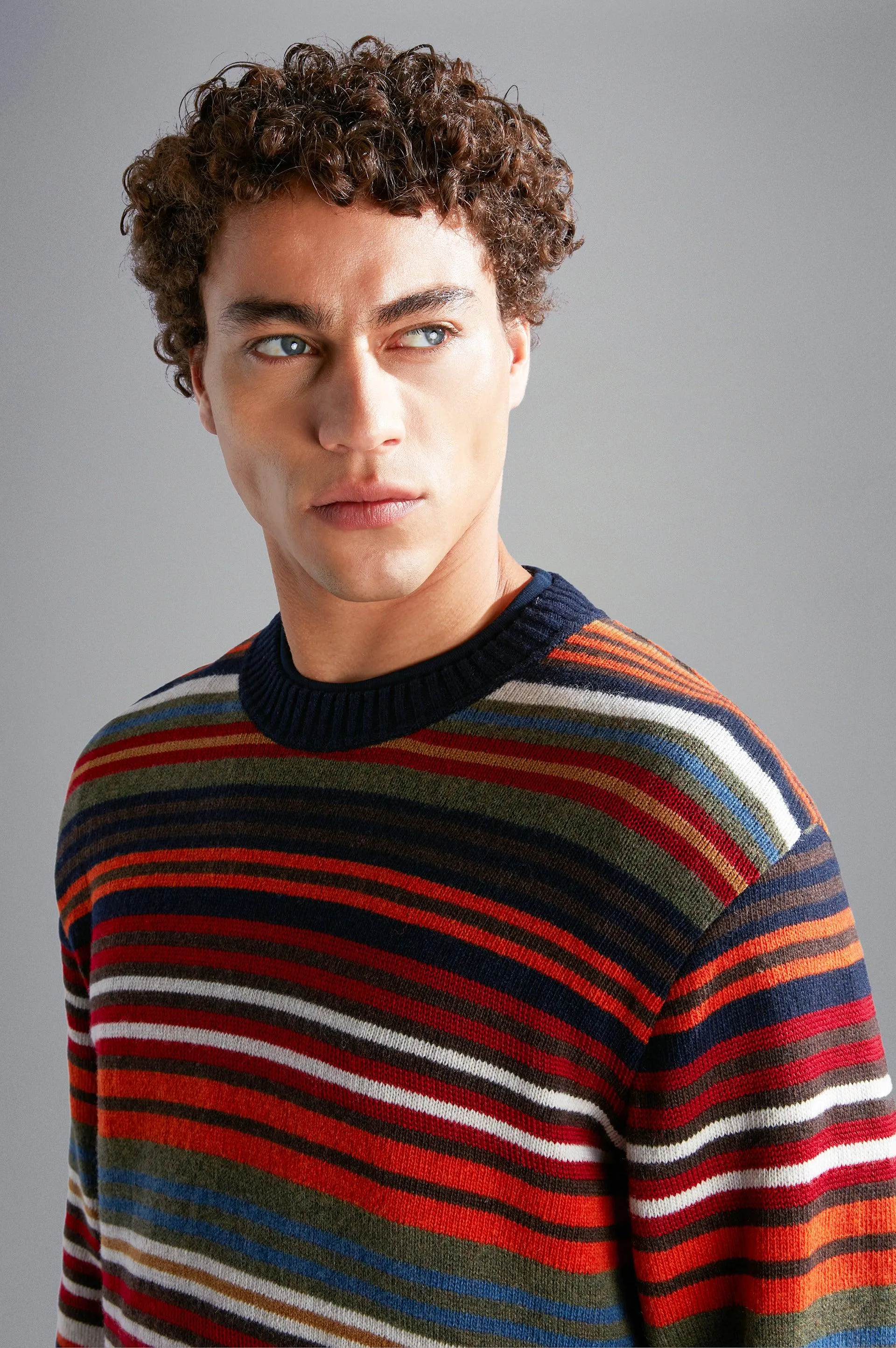 Paul & Shark Striped Wool Crewneck RE-WOOL