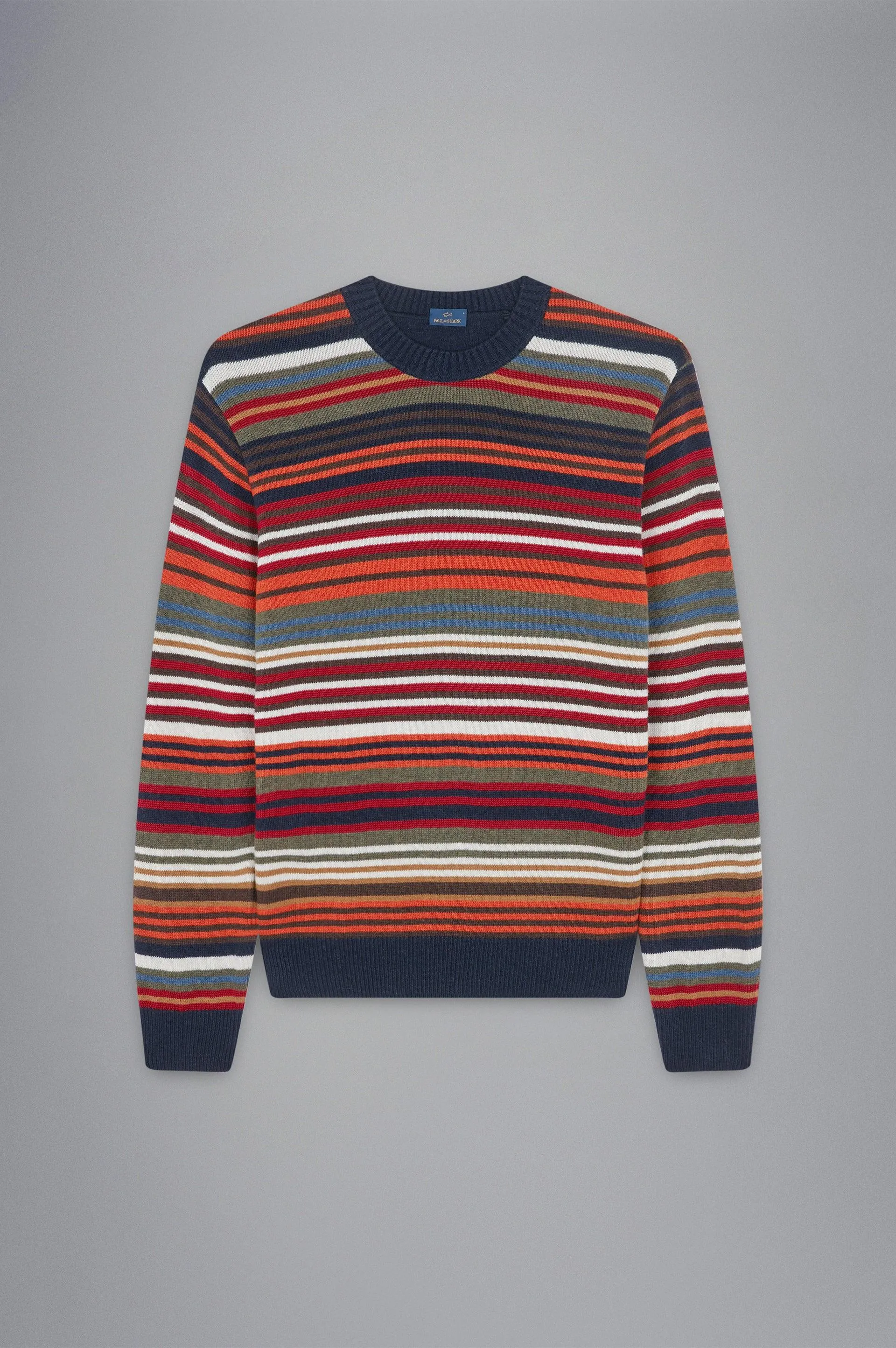 Paul & Shark Striped Wool Crewneck RE-WOOL