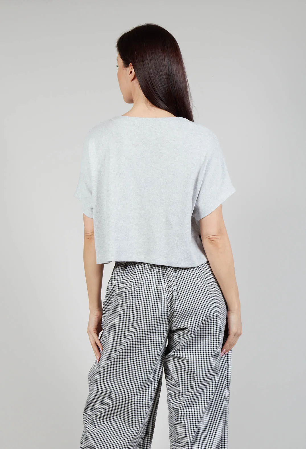 Chic Cropped T-Shirt in Perle