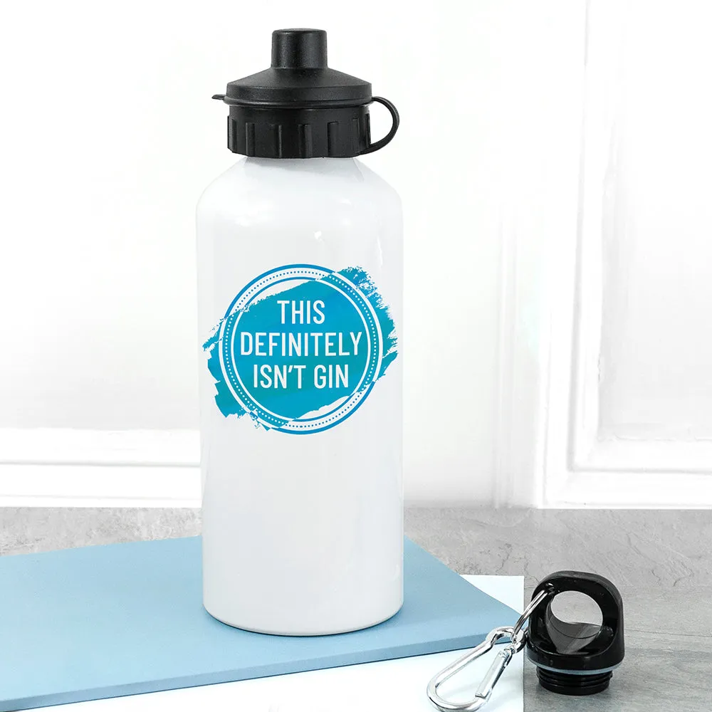 Custom White Water Bottle