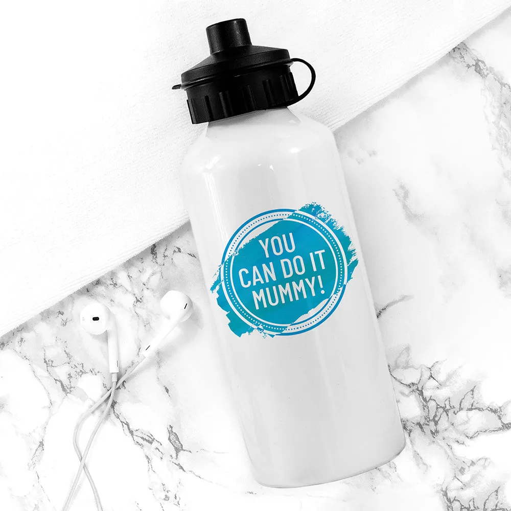 Custom White Water Bottle