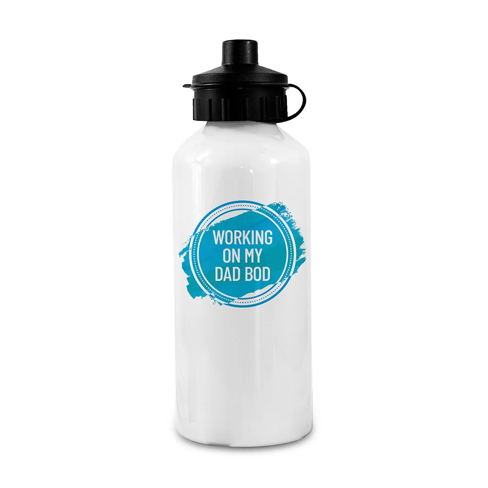 Custom White Water Bottle