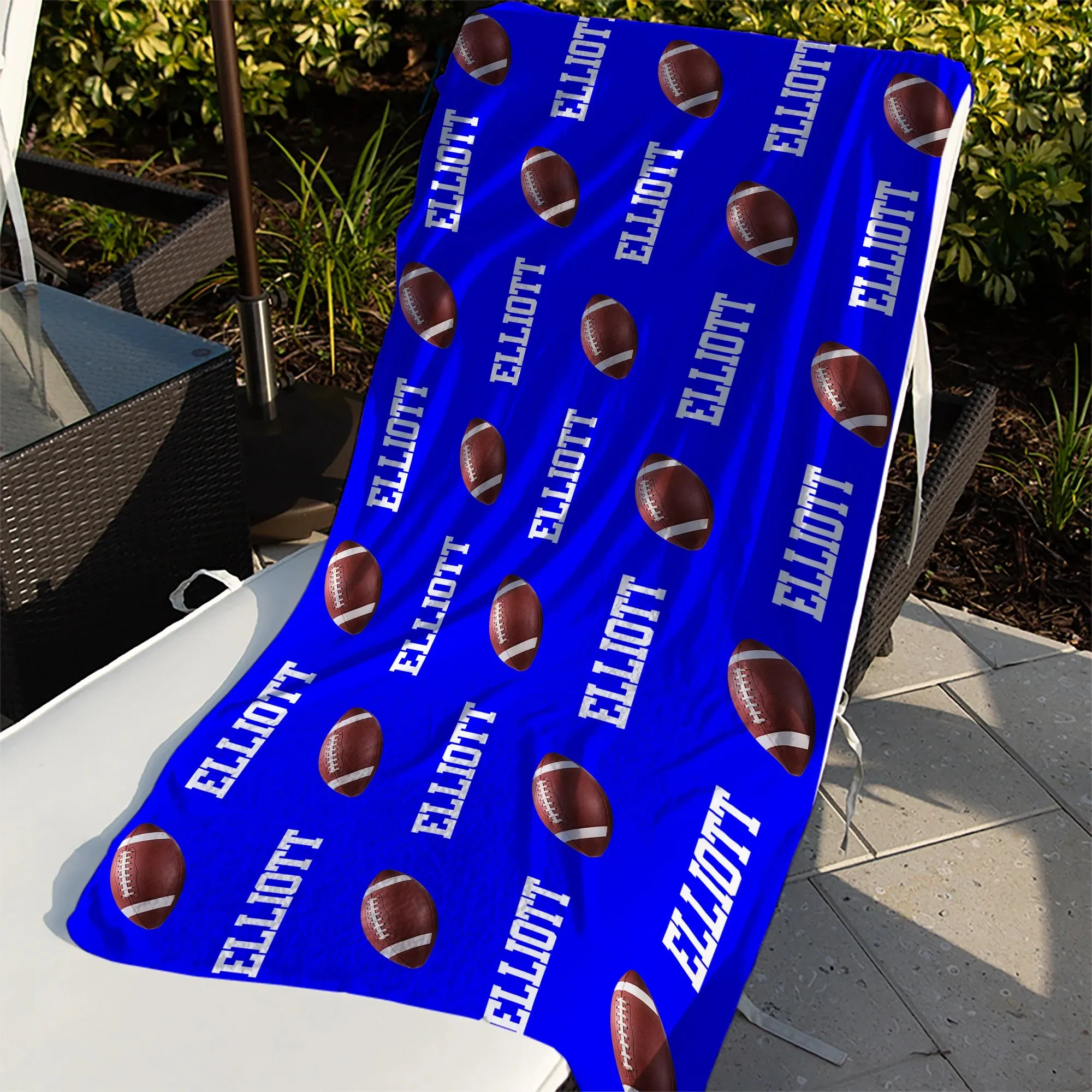 Customizable Sports Beach Towel #2