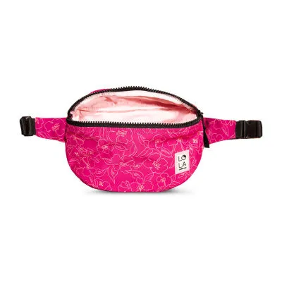 Petal Design Adjustable Straps Women's Fanny Pack with Large Size