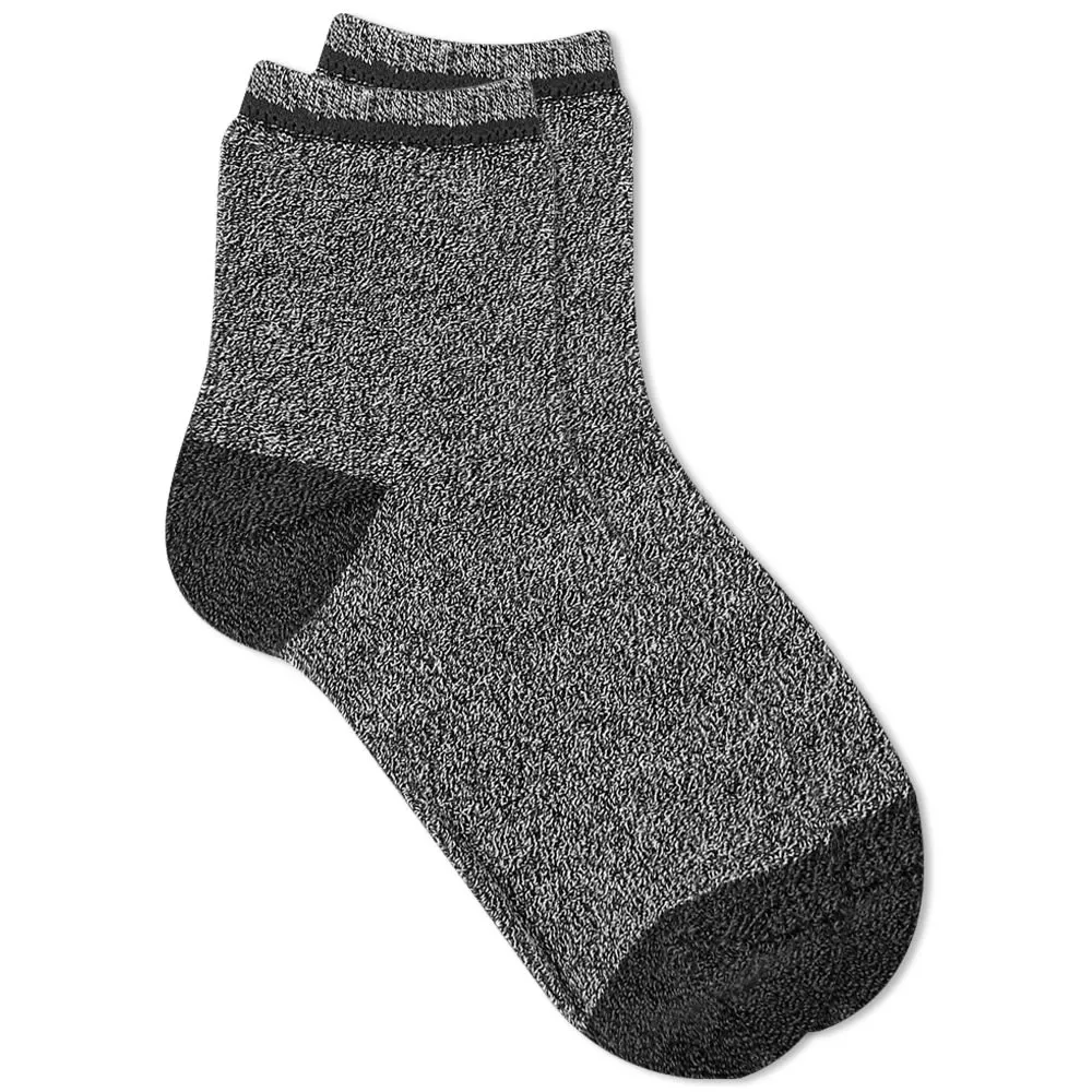 Pile Socks in Black