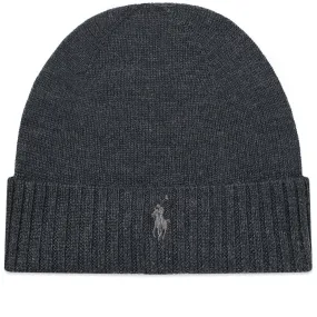 Polo Ralph Lauren Merino Classic Beanie Dark Granite Heather