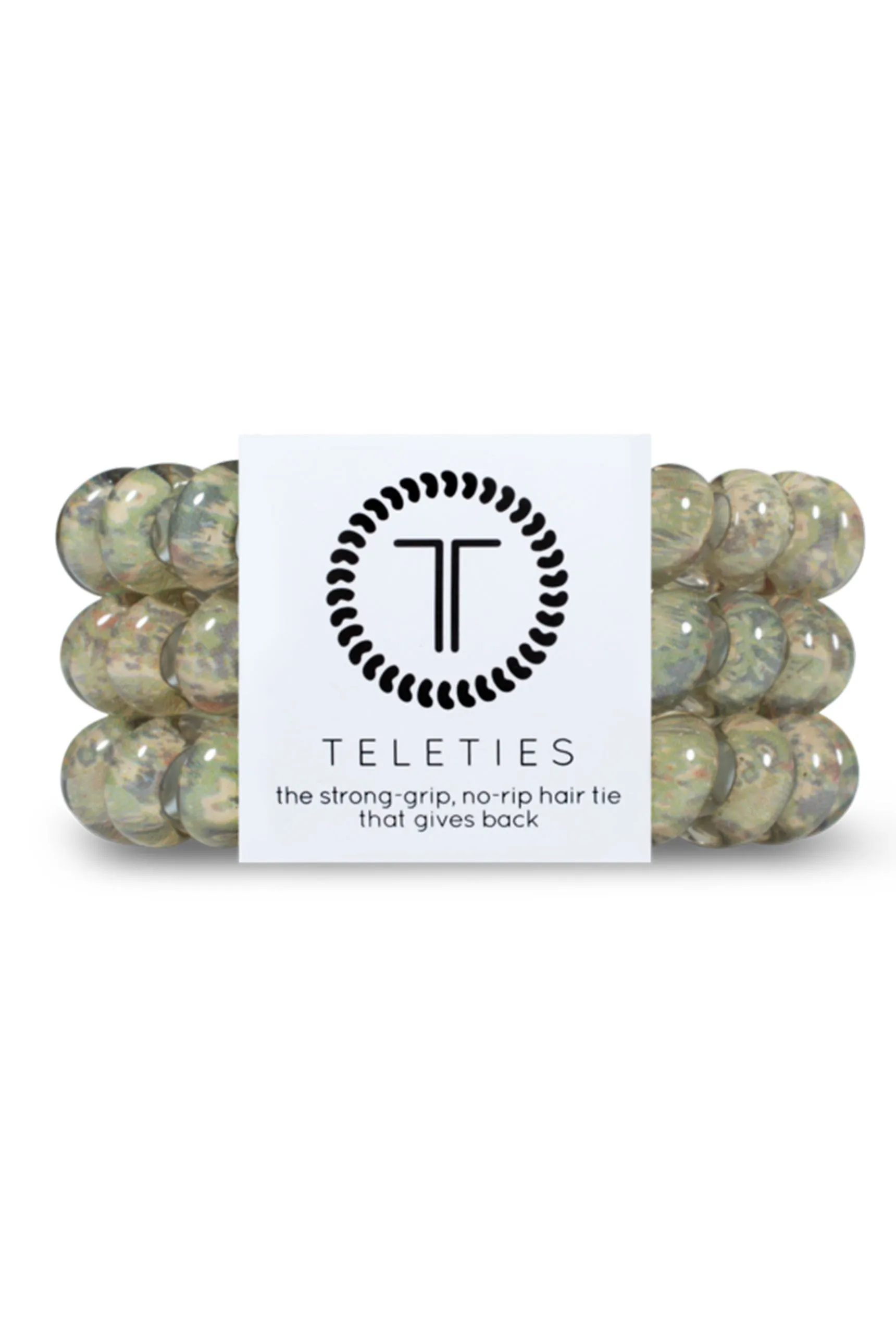 TELETIES Large Hair Ties in Precious Cargo