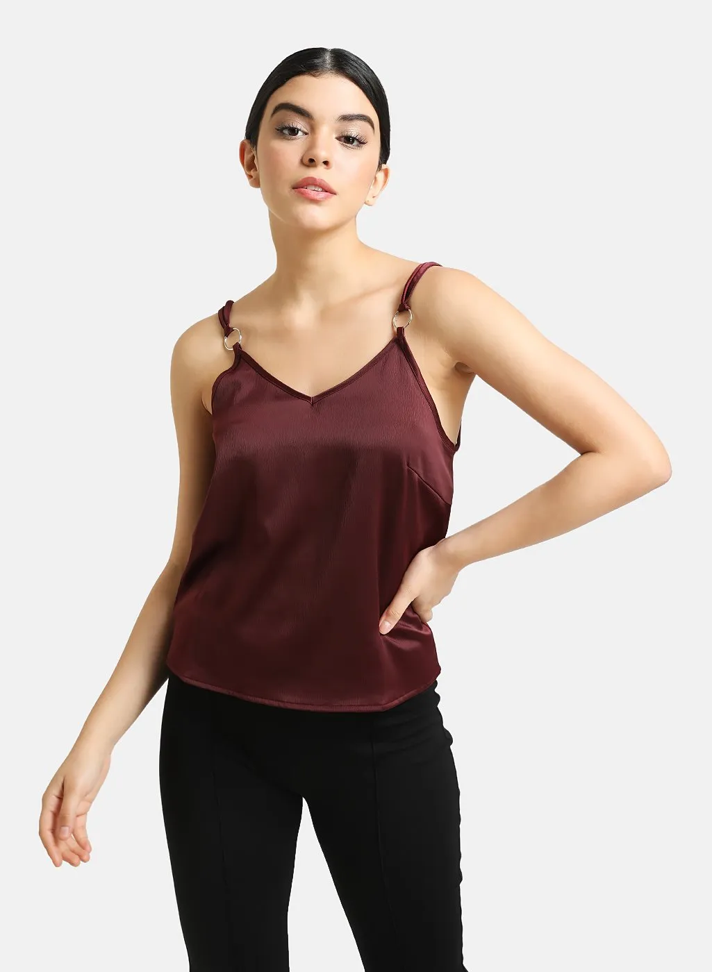 Trendy Camisole with Ring Detail