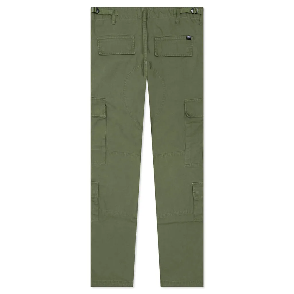 Vintage Olive Ripstop Surplus Cargo Pants