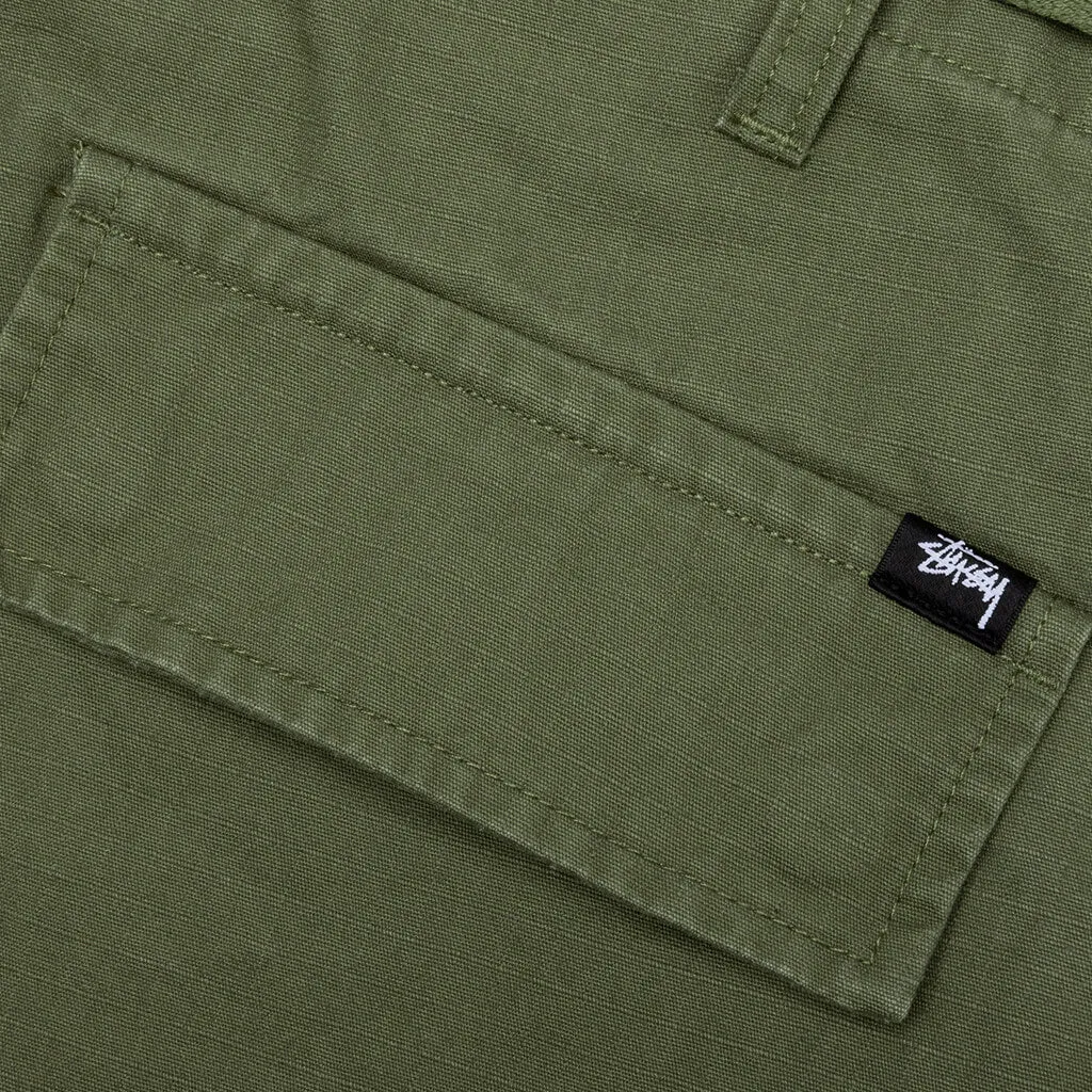 Vintage Olive Ripstop Surplus Cargo Pants