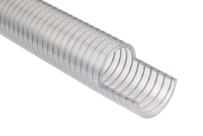 RS PRO PVC, Hose Pipe, 76mm ID, 89.6mm OD, Clear, 5m