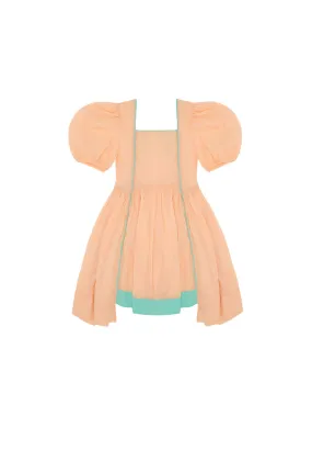 Special Length Salad Days Dress in Just Peachy/The Pool Design