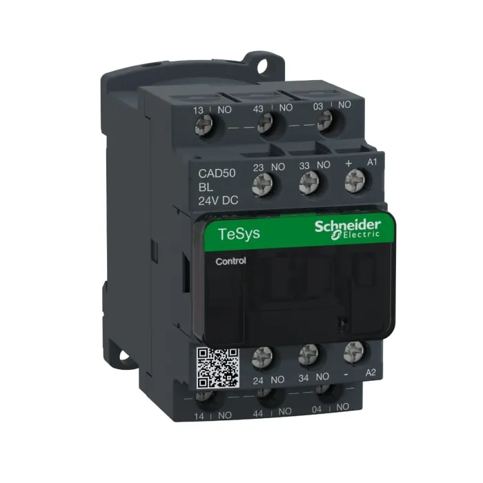Schneider Electric TeSys CA CAD5 Contactor, 24 V dc Coil, 10 A, 5NO, 690 V dc