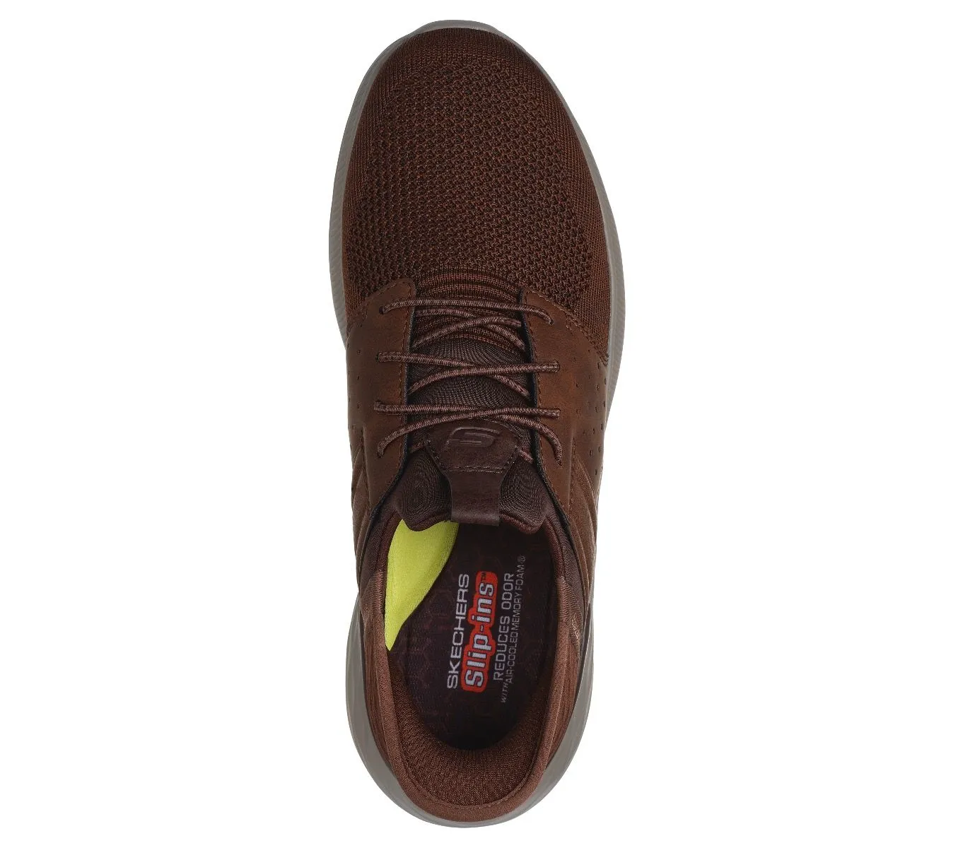 Dark Brown Slip-Ins Trainers by Skechers Newick Garner