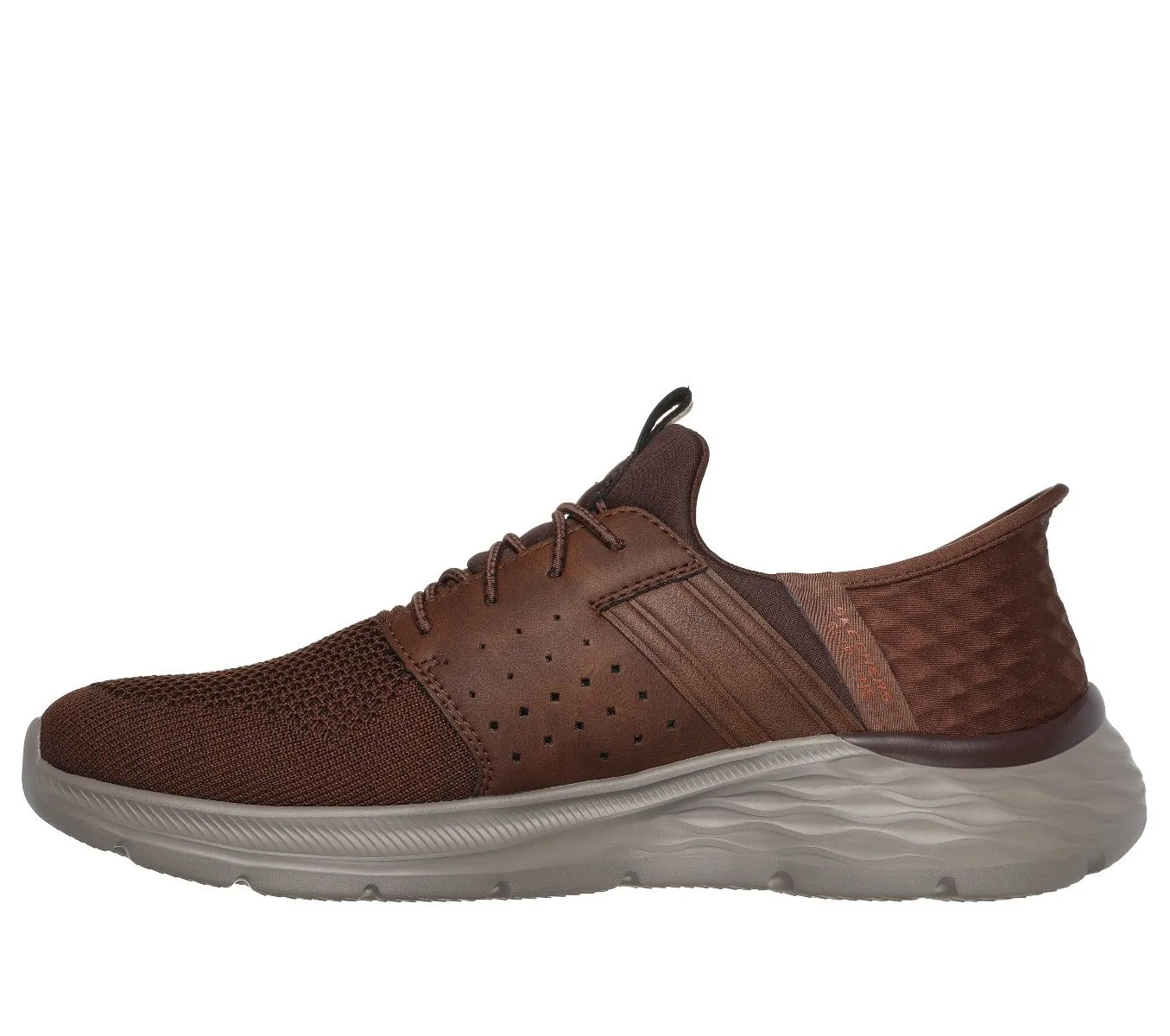 Dark Brown Slip-Ins Trainers by Skechers Newick Garner