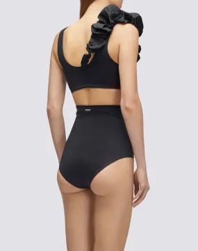 High Waist Retro Culotte Swimwear Bottom