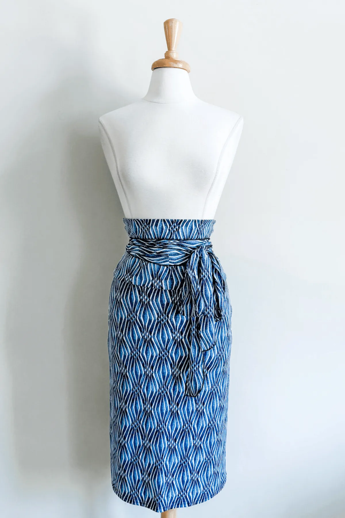 Coastal Print Slip Skirt