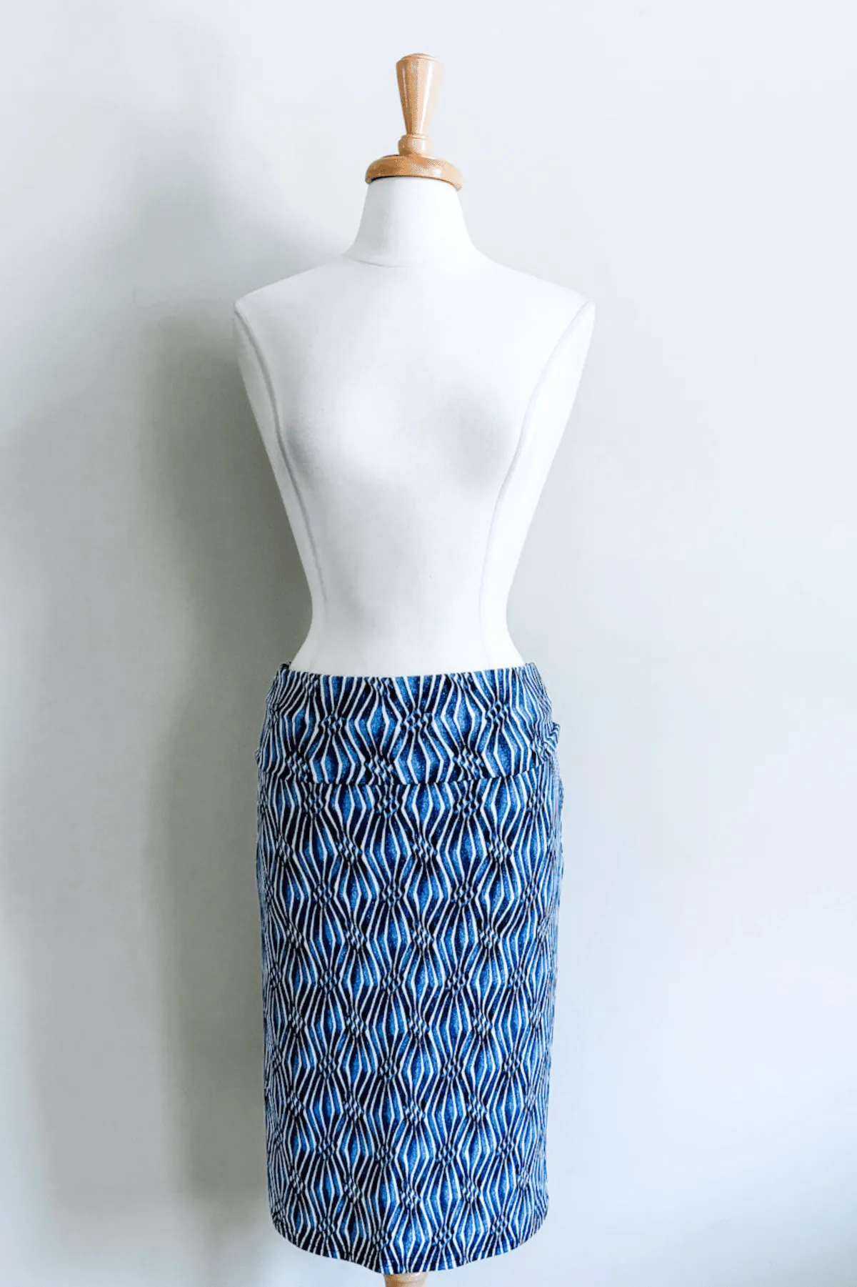 Coastal Print Slip Skirt