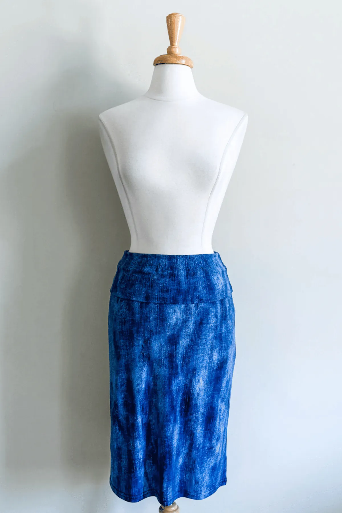 Coastal Print Slip Skirt