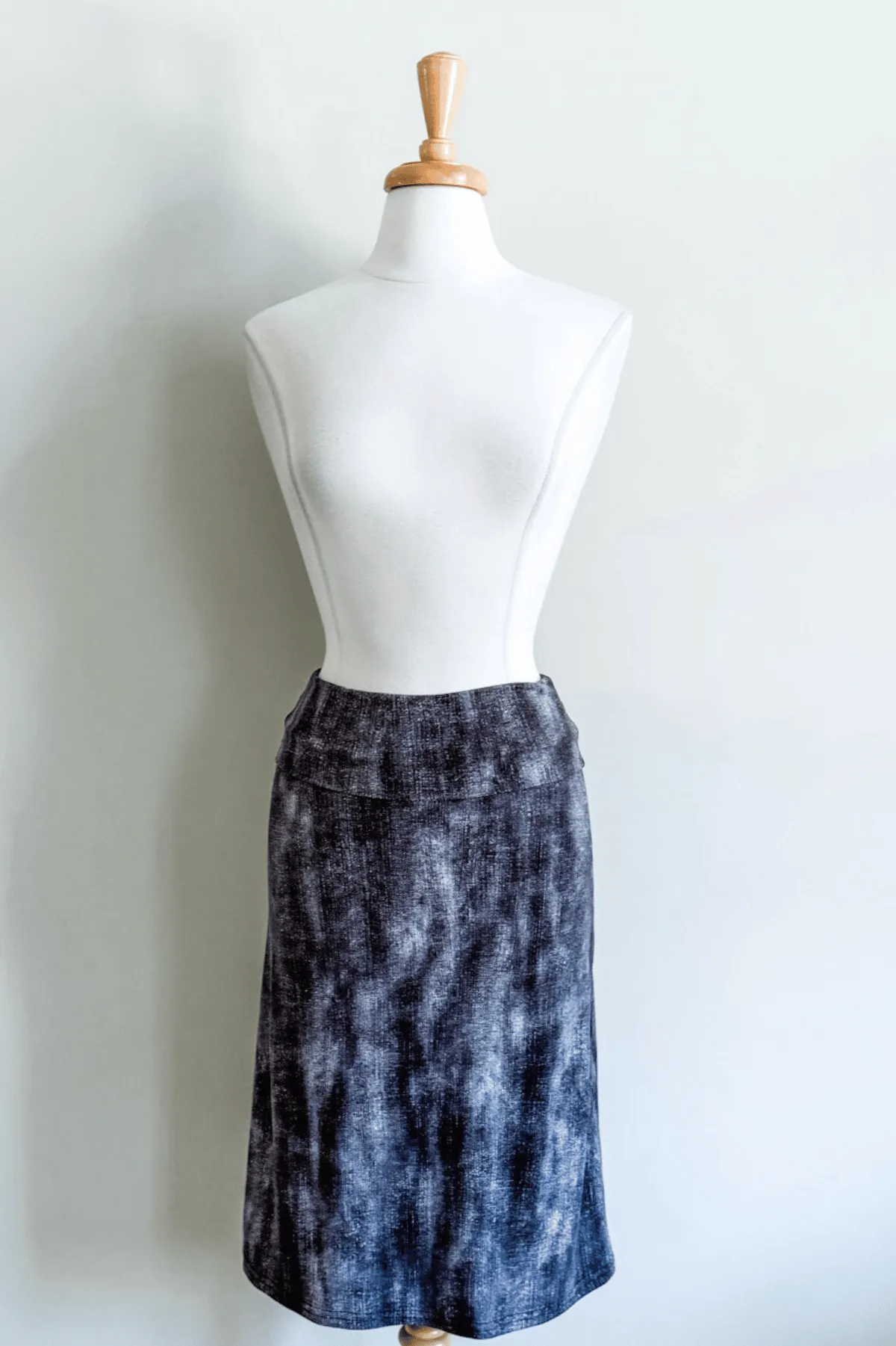 Coastal Print Slip Skirt